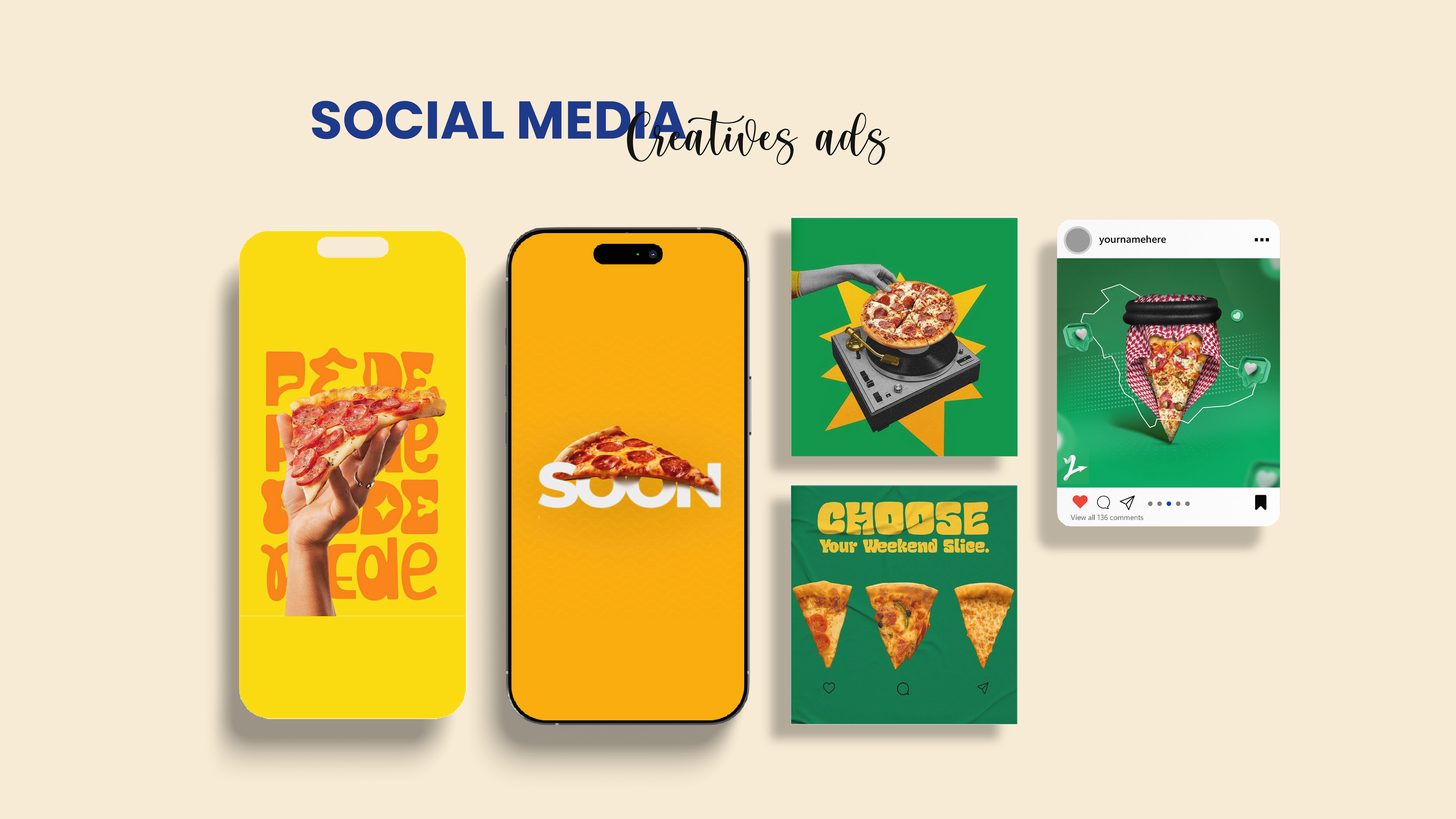 Campaign and social media showcase for the UAE market work